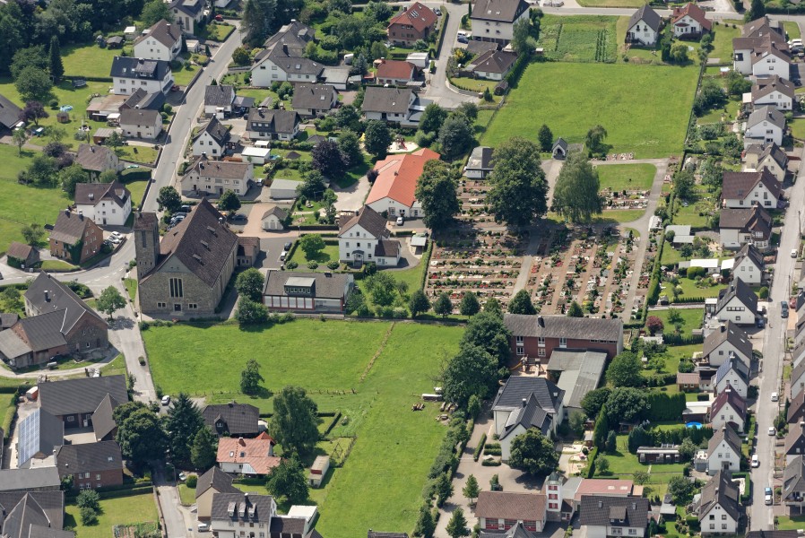 Balve-Garbeck Kirche und Friedhof FFSW PK 5202