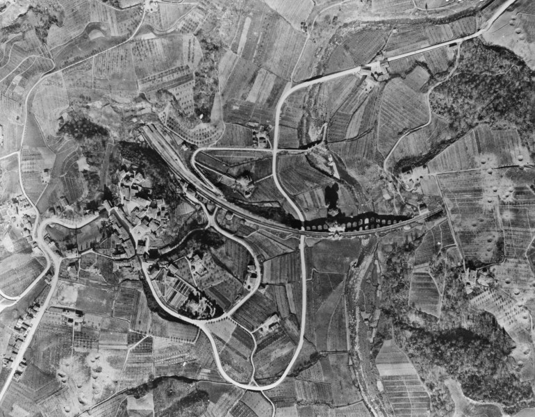 Bucine Toscana viaduct bombed 1944