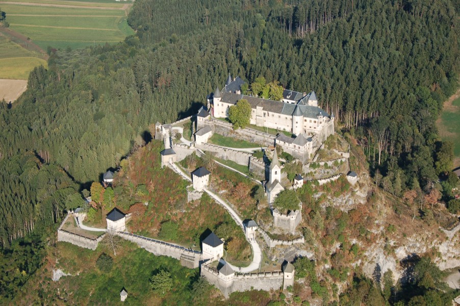 Burg Hochosterwitz, Südwest-Ansicht