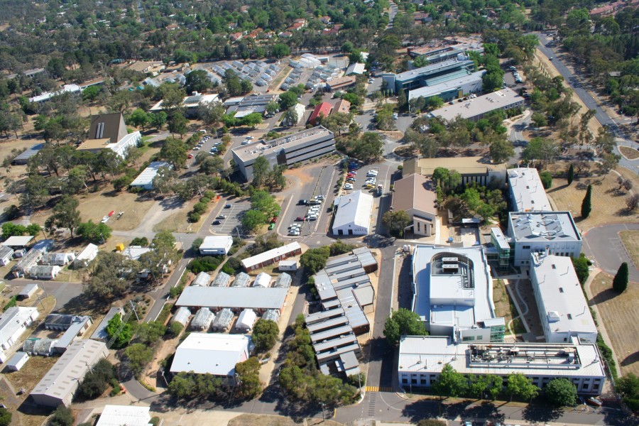 CSIRO ScienceImage 11191 Aerial view of the CSIRO Black Mountain laboratories