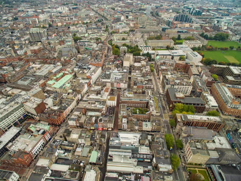 Dublin city Luftbild (21952197939)