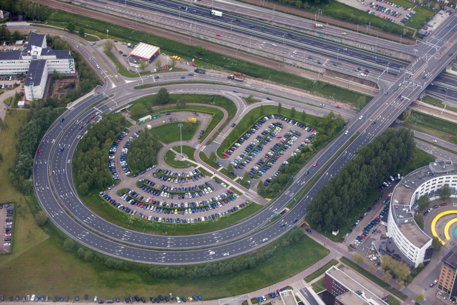 Exit from A12, Zoetermeer, Holland (10759204483)
