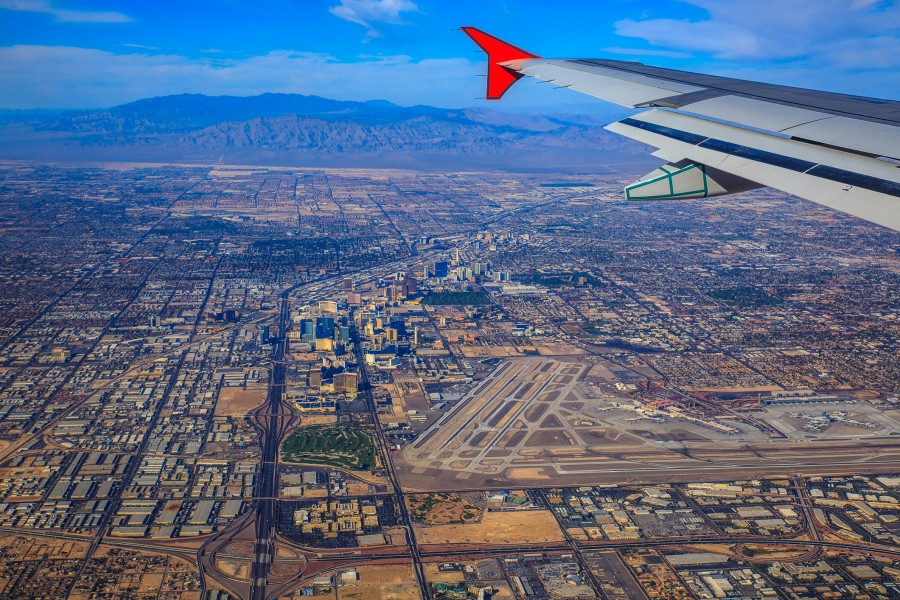 Flight from YVR to Las Vegas - aerial viws of the City (15653877165)