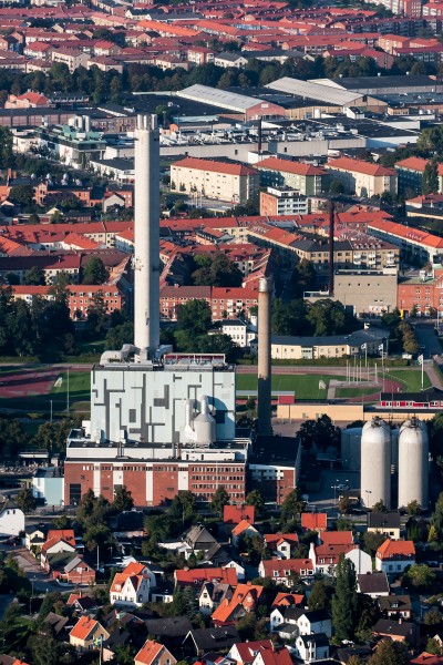 Heleneholmsverket 2–flygbild 06 september 2014
