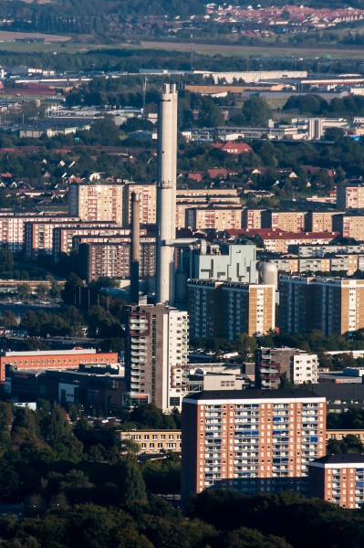 Heleneholmsverket–flygbild 06 september 2014