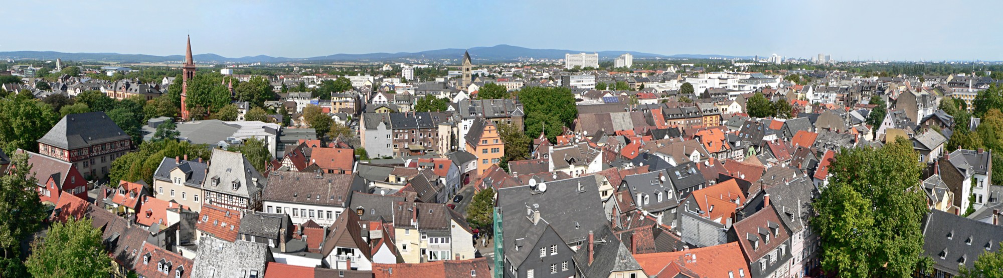Hoechster Panorama vom Schlossturm 2006