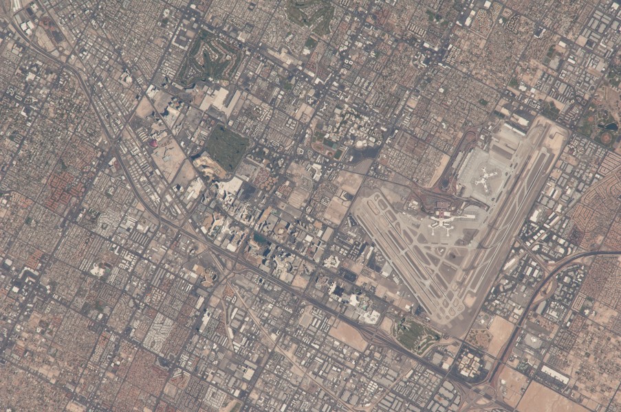 ISS-40 Las Vegas Strip and McCarran International Airport
