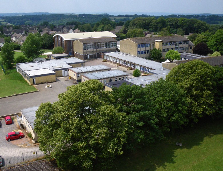 Kite aerial photo of Thomas Keble School