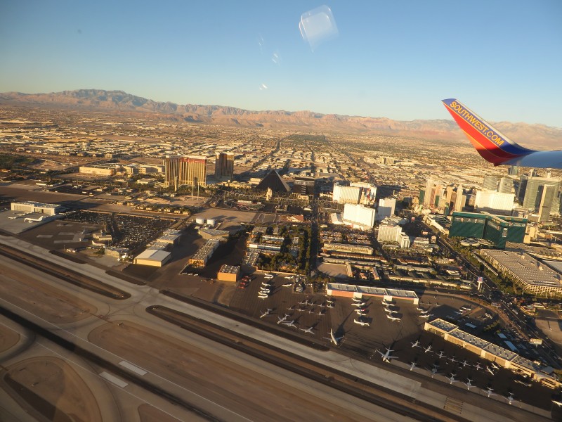 Las Vegas Strip During Takeoff from McCarran International Airport, Las Vegas, Nevada (15082496004)