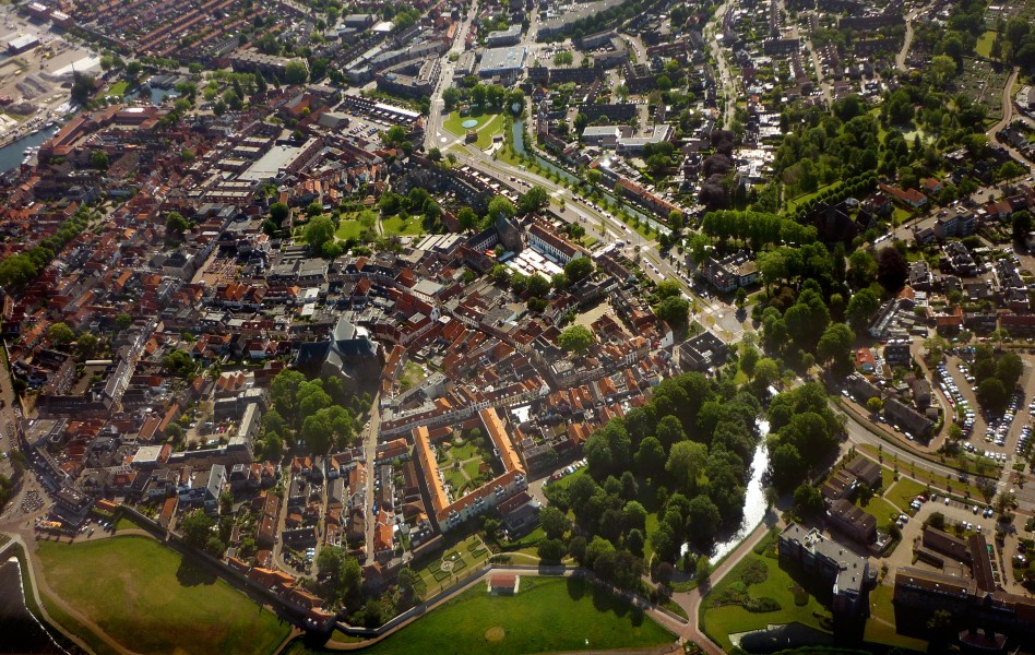 Luchtfoto Harderwijk centrum (edited)