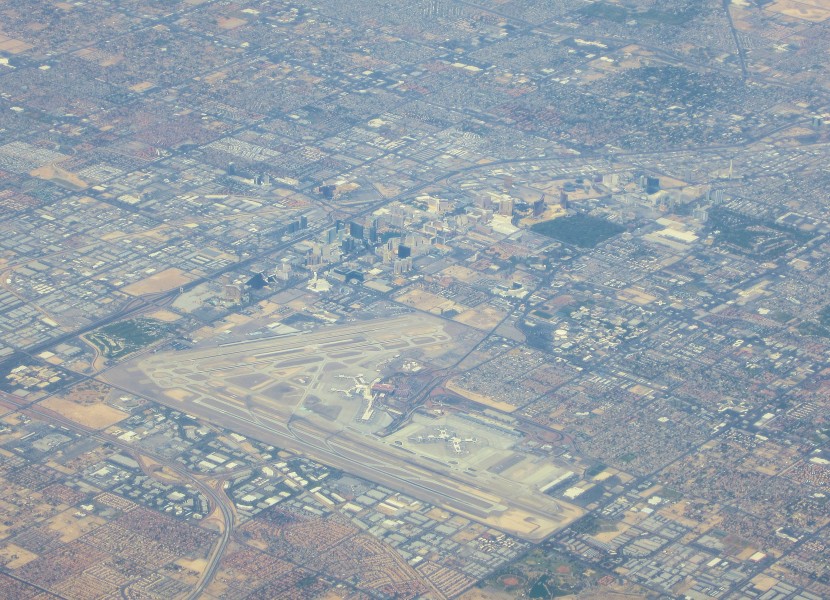 Luftaufnahme Las Vegas Flughafen