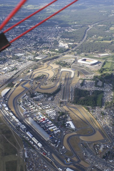 Luftaufnahme vom Bugatti Circuit