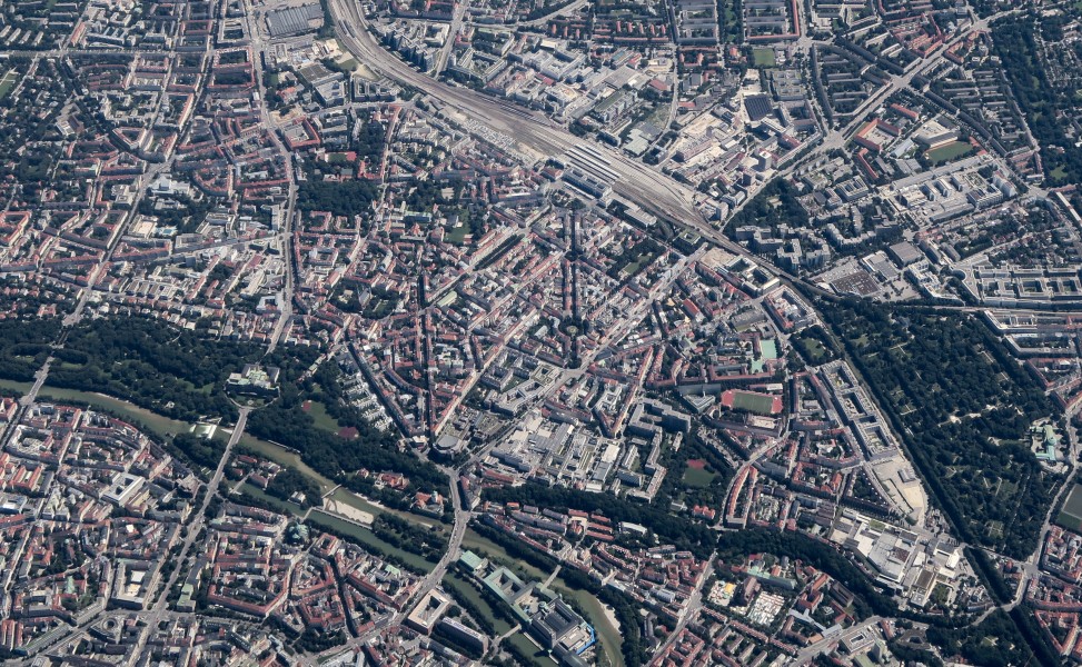 Luftbild Haidhausen in München