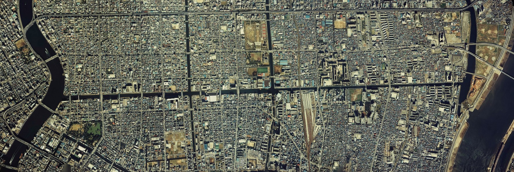 Onagi River Aerial photograph 1984