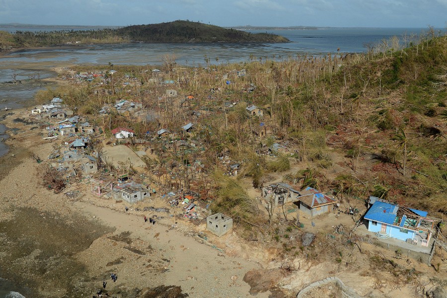 Philippine island of Binuluanguan Following Typhoon Haiyan MOD 45156472