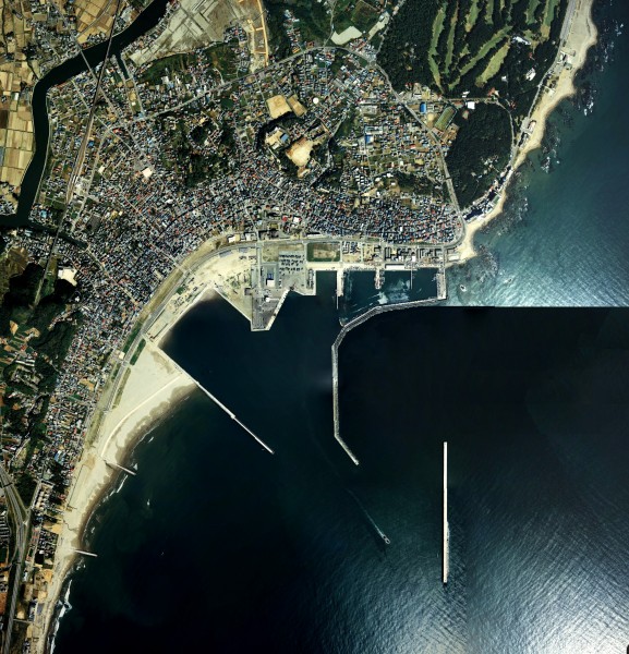 Port of Oarai Aerial photograph.1986