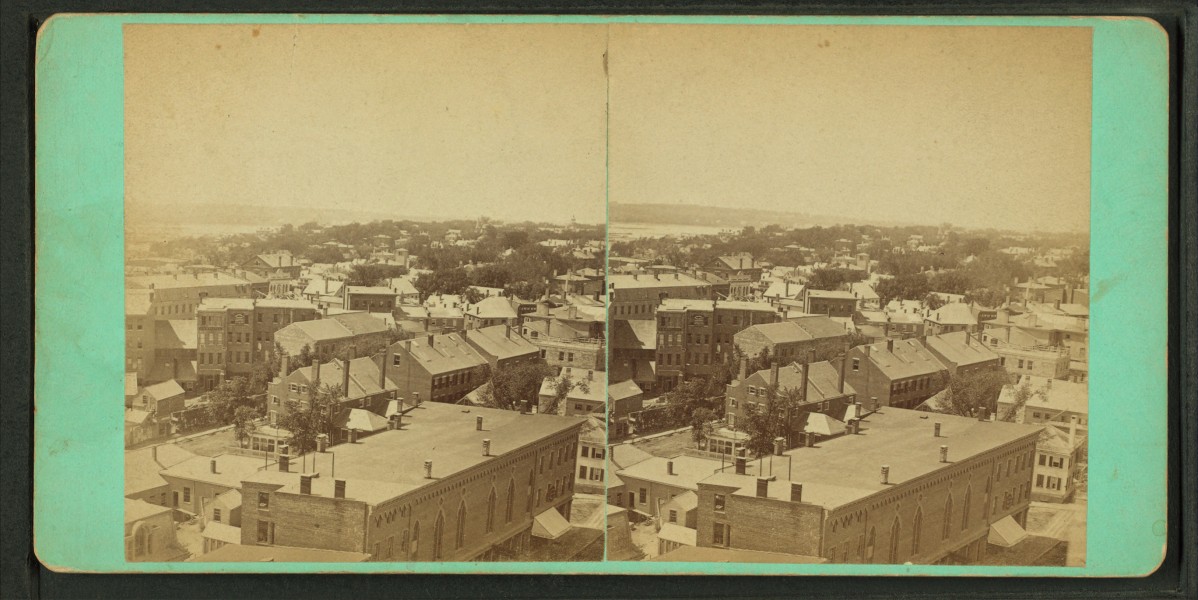 Portland, from Robert N. Dennis collection of stereoscopic views
