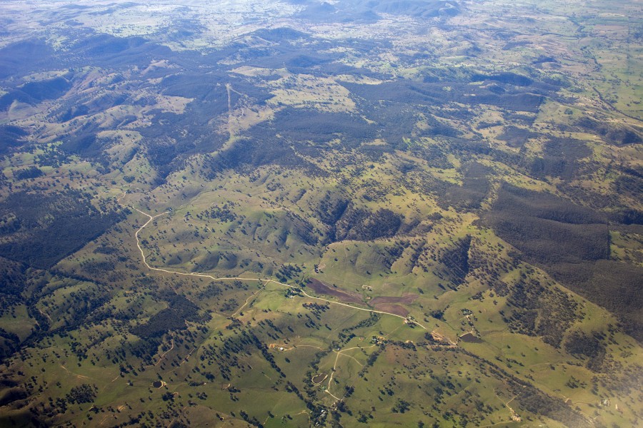 Rural landscape near Gundagai from the air (1)