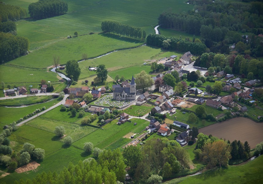 Sint-Agatha-Rode aerial photo A