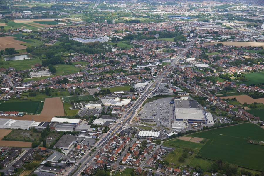 Sint-Pieters-Leeuw aerial photo A