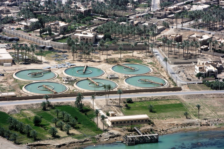 Water treatment plant in Ramadi