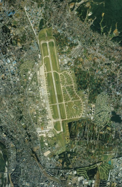 Yokota Air Base Aerial photograph.1989