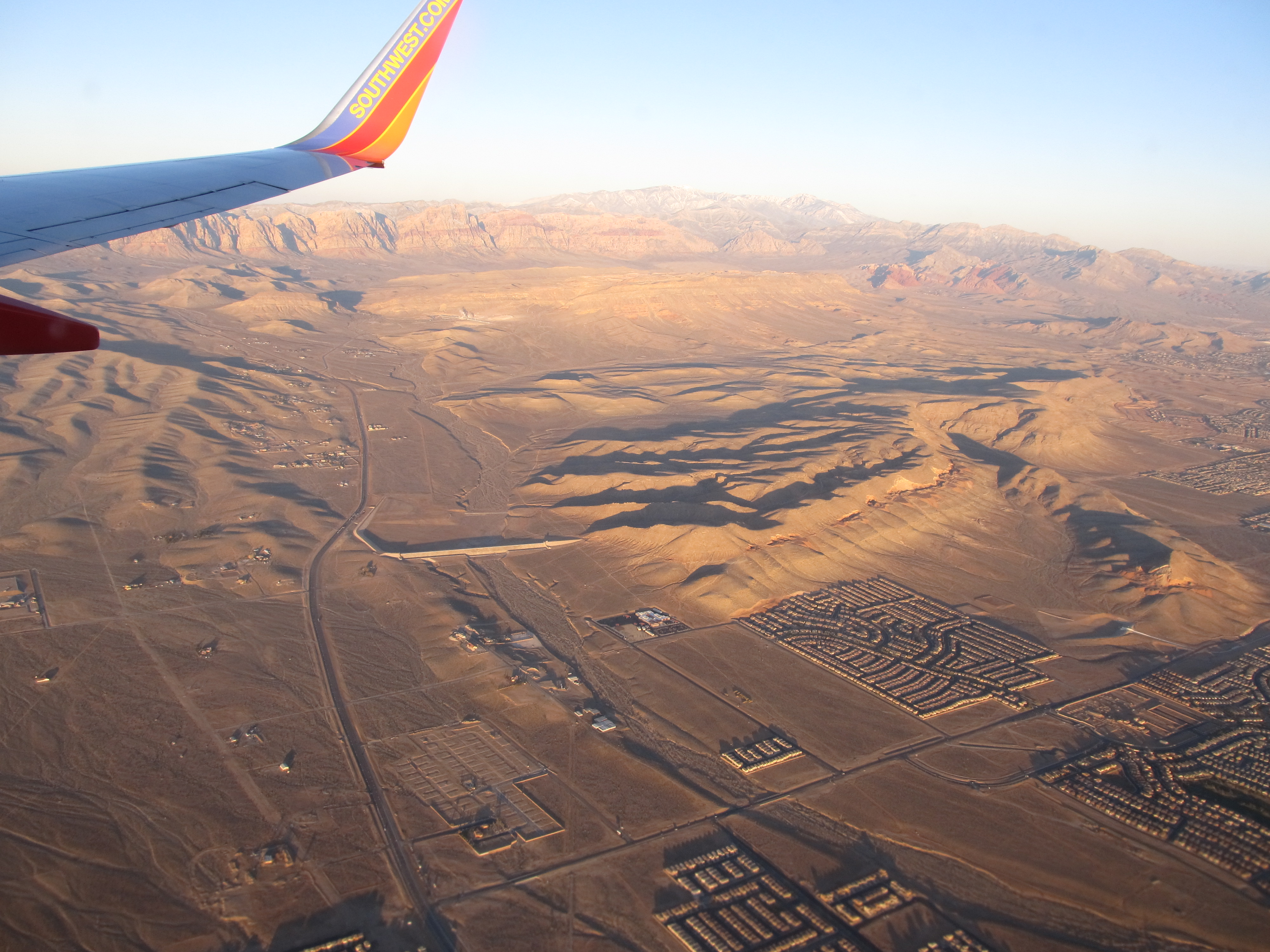 Southwest Las Vegas (Enterprise), Nevada from Flight Between Las Vegas, Nevada and Orange County, California (6575732267)