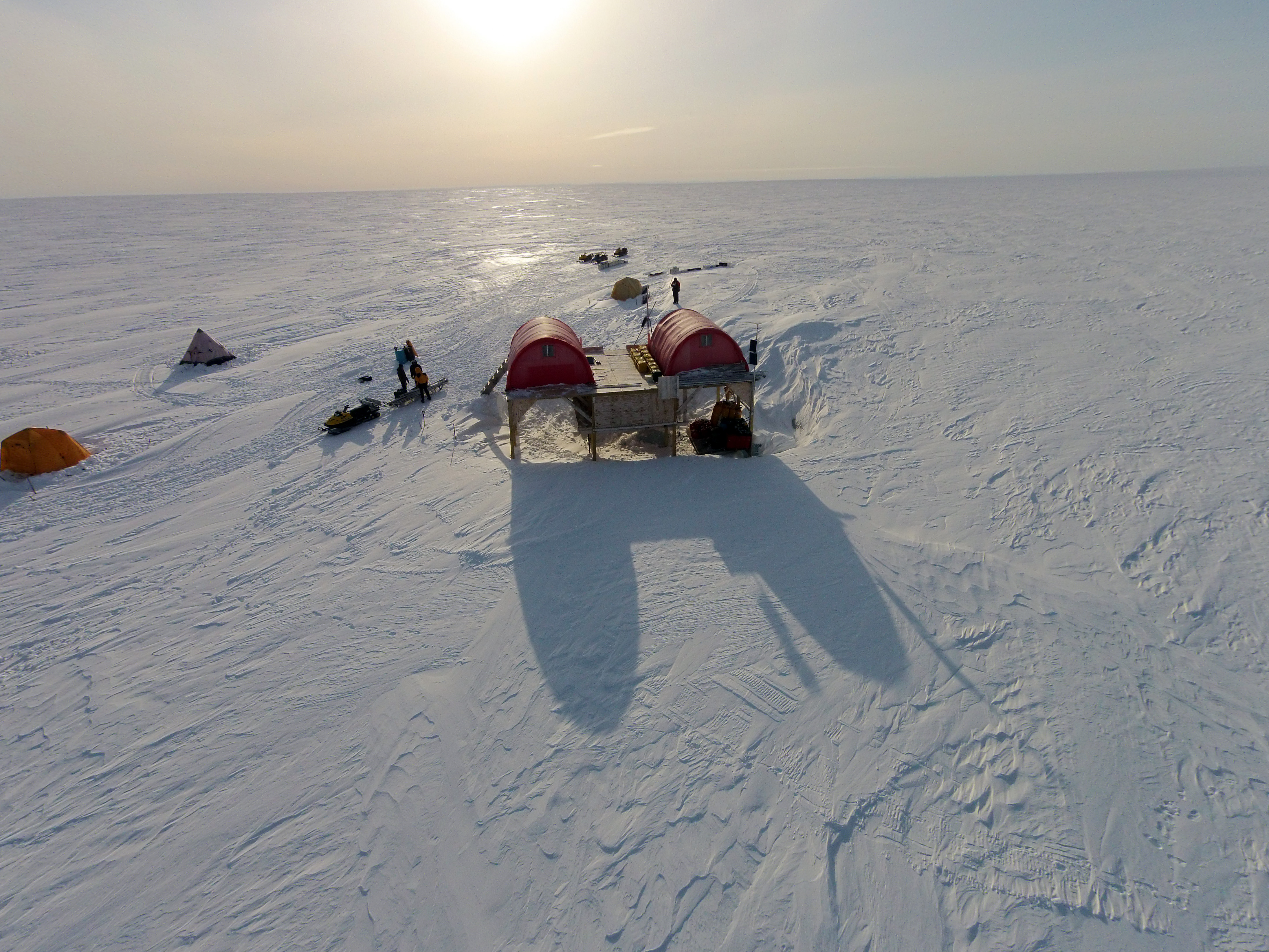 Swiss Camp (Greenland), aerial photography 2