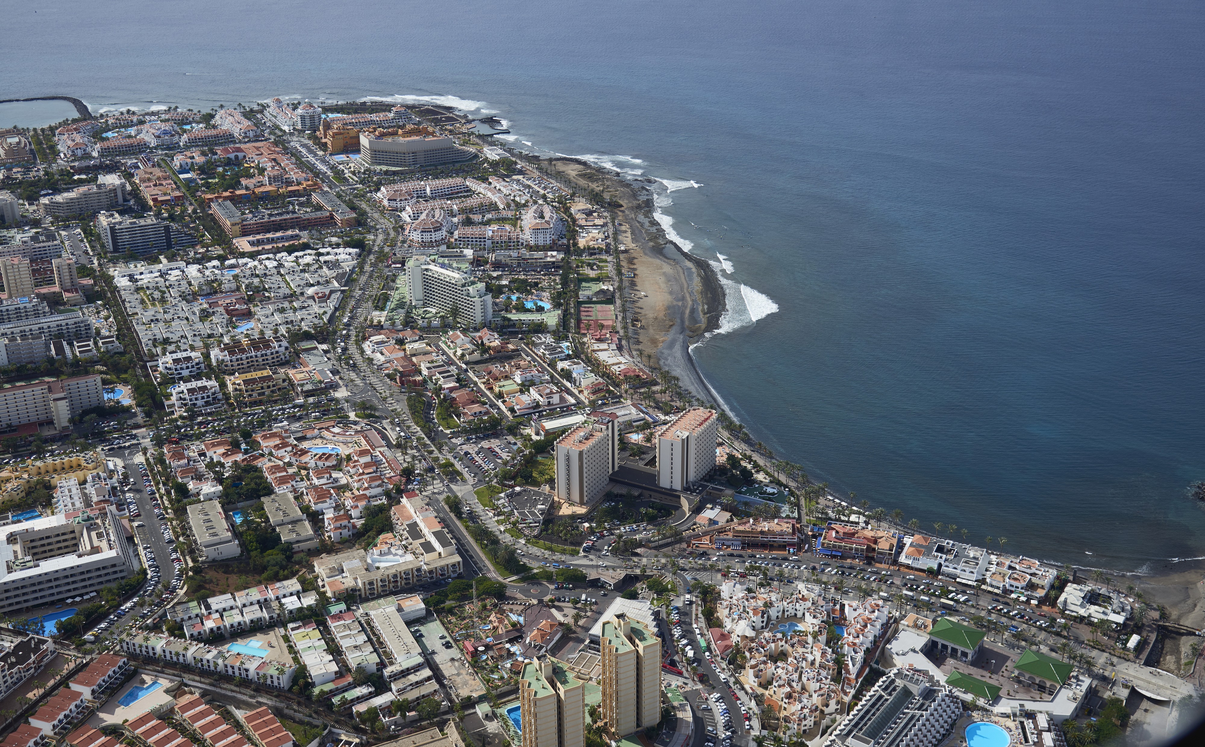 A0506 Tenerife, Playa de las Américas aerial view