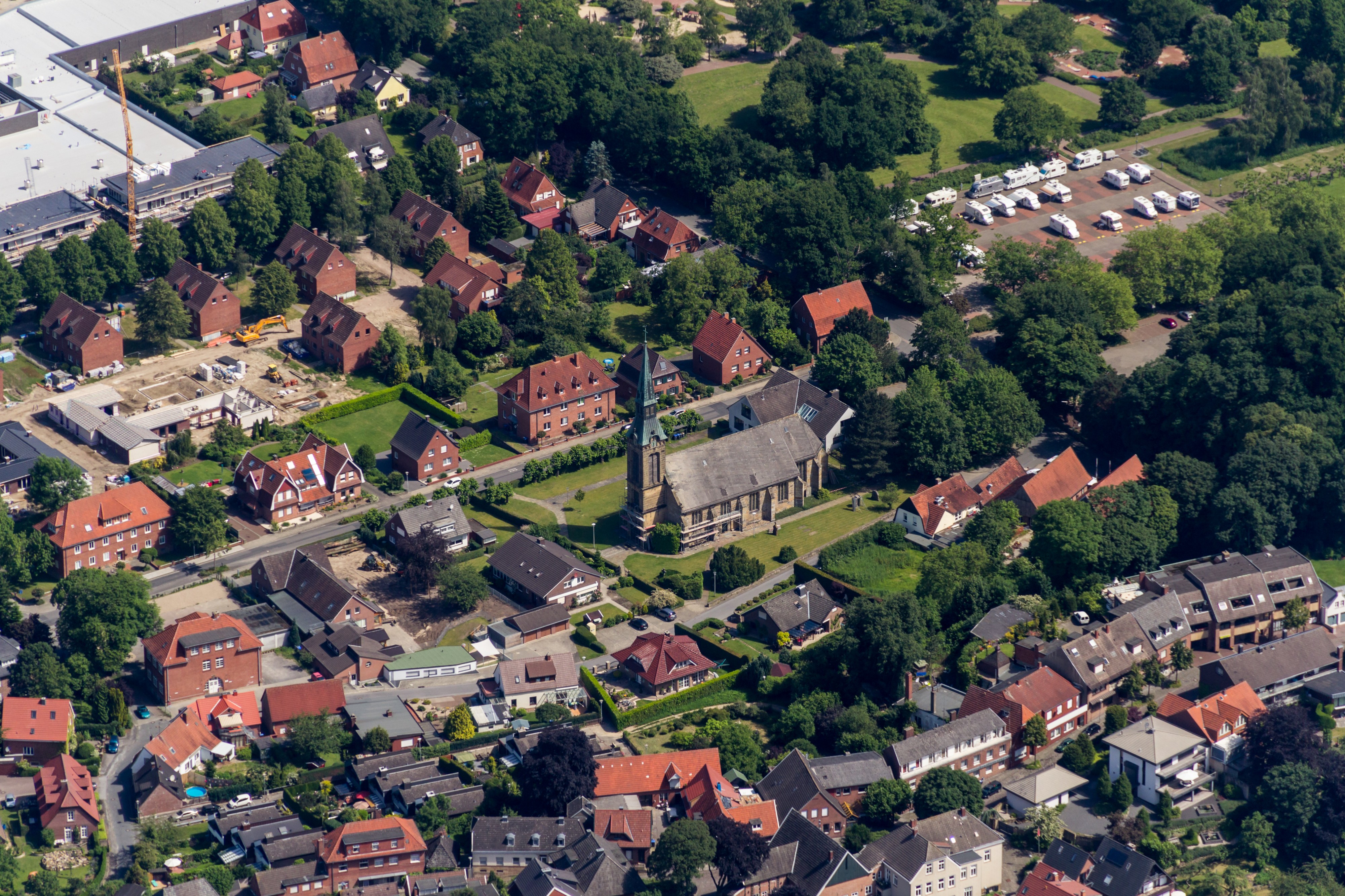 Bad Bentheim, Kirche -St. Johannes der Täufer- -- 2014 -- 9526