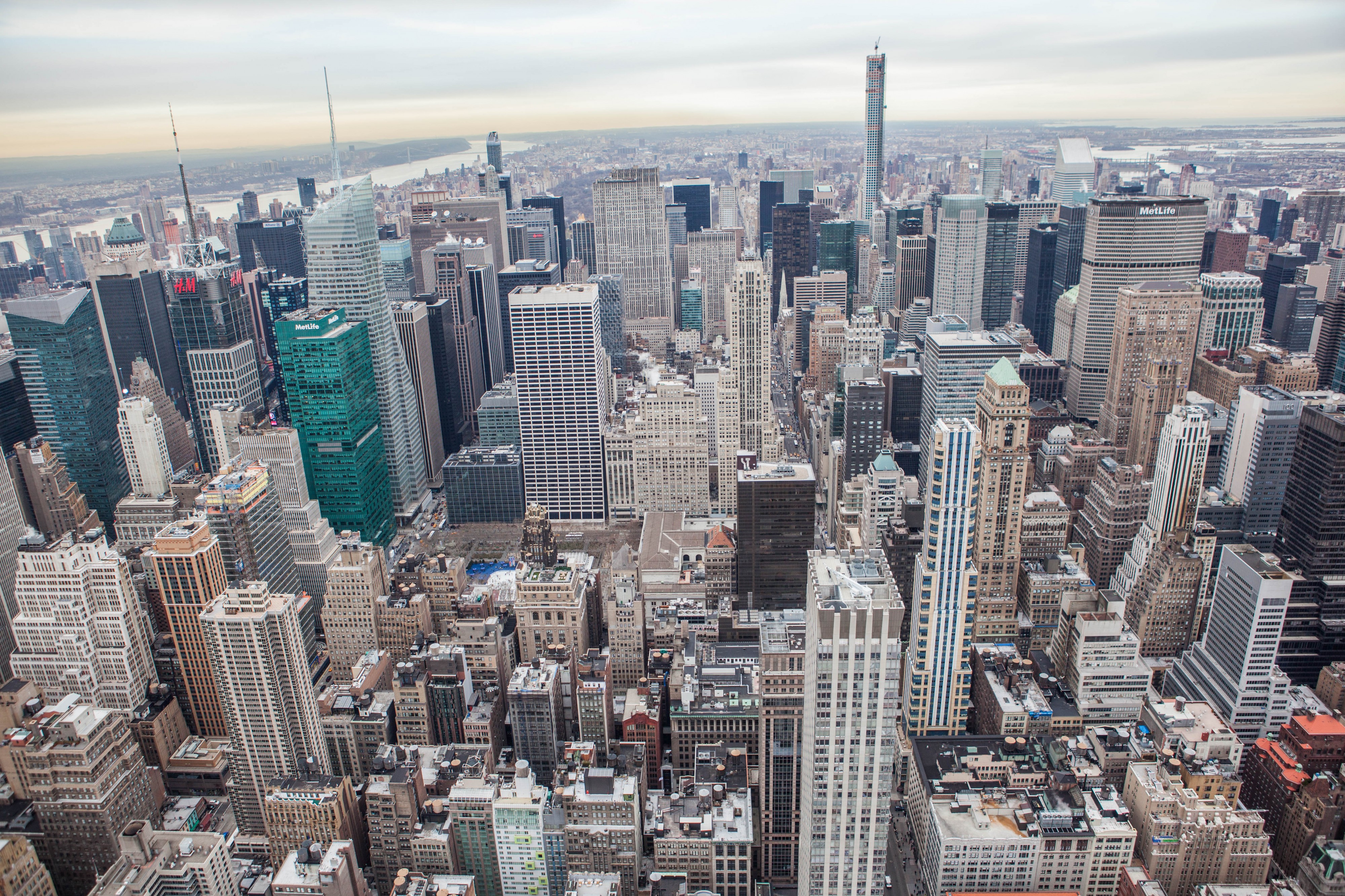 Midtown Manhattan and Times Square district 2015