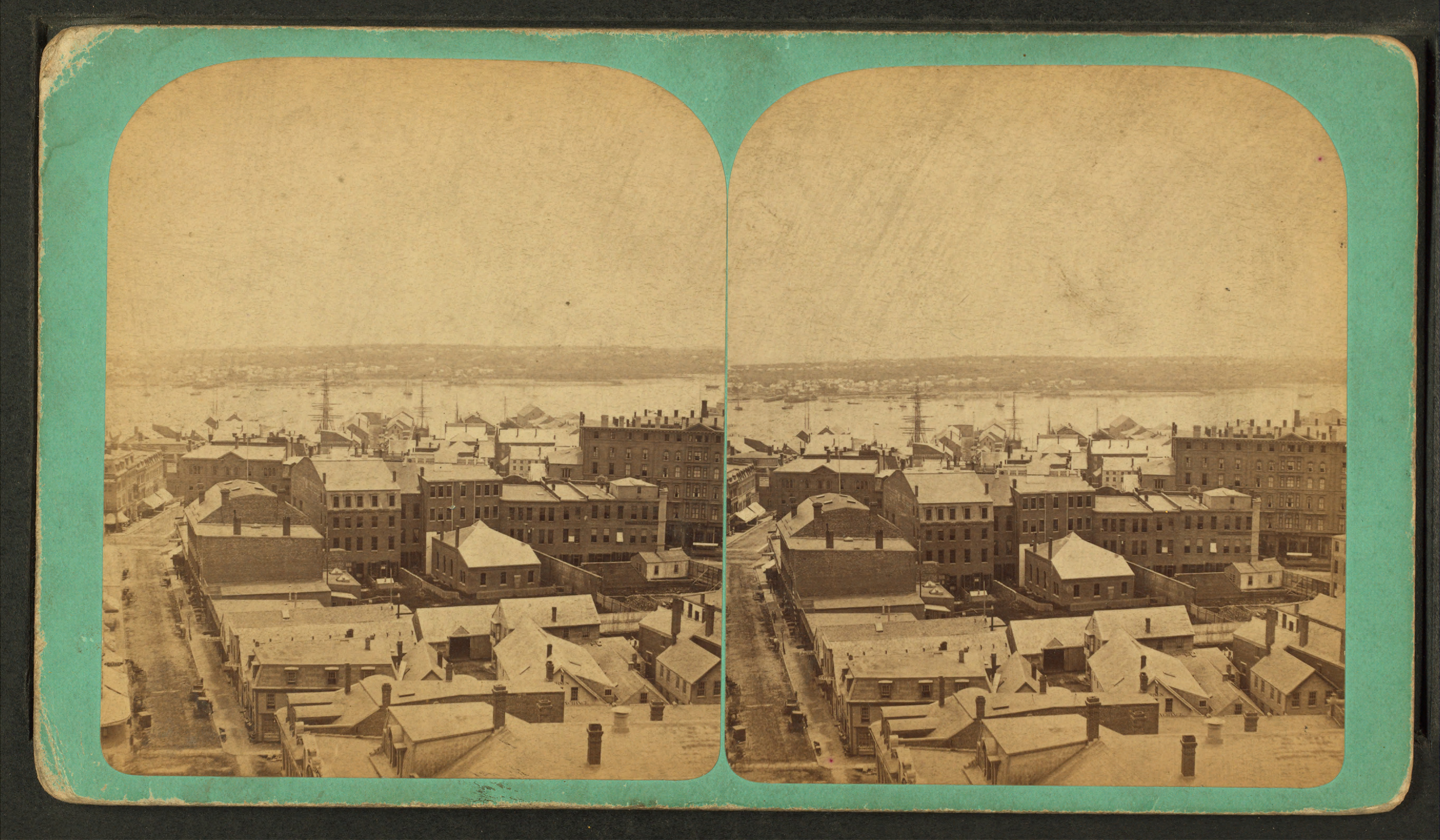 View from dome of City Hall, looking south-west, by M. F. King