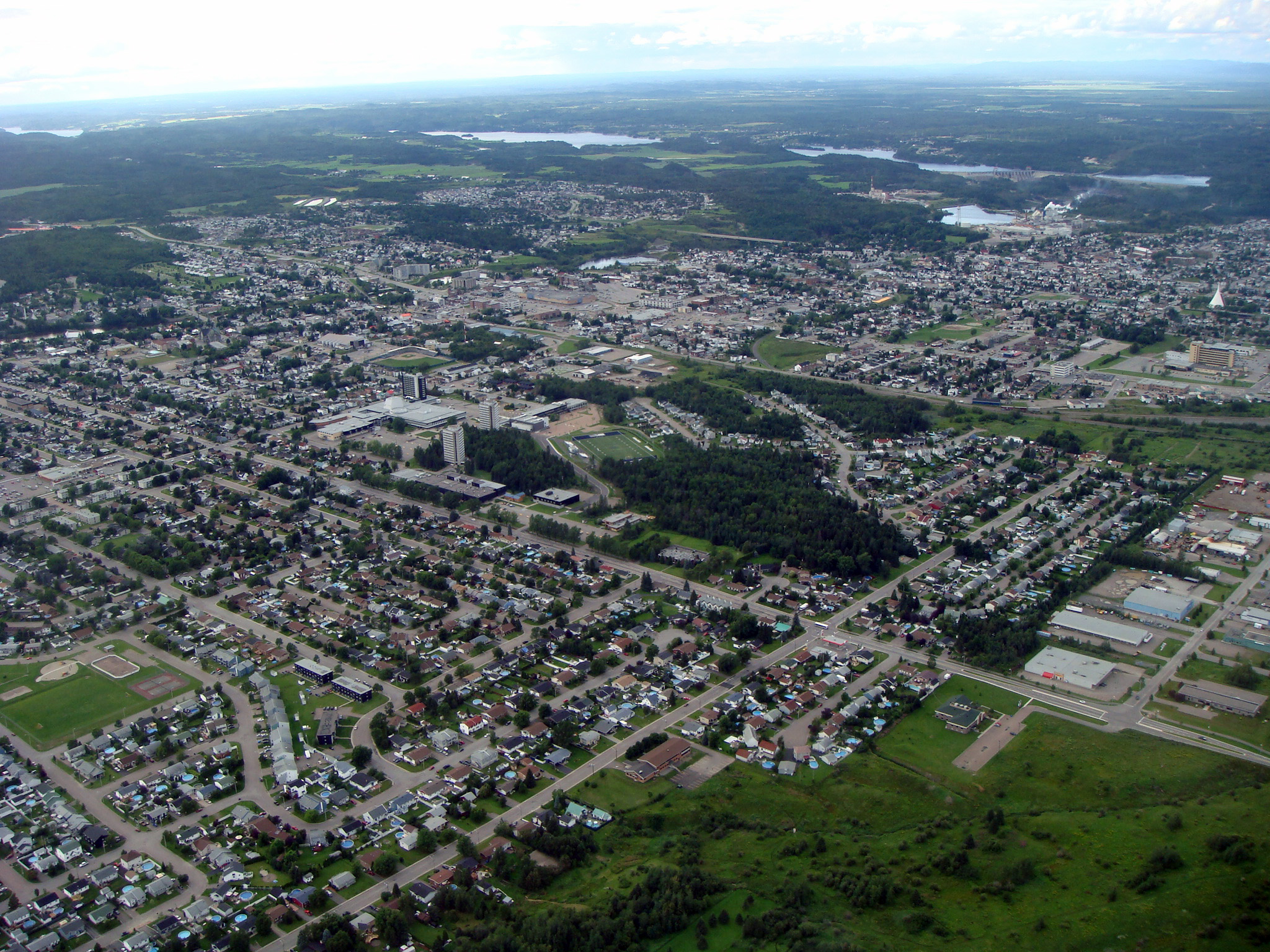 Vue aérienne de Saguenay05