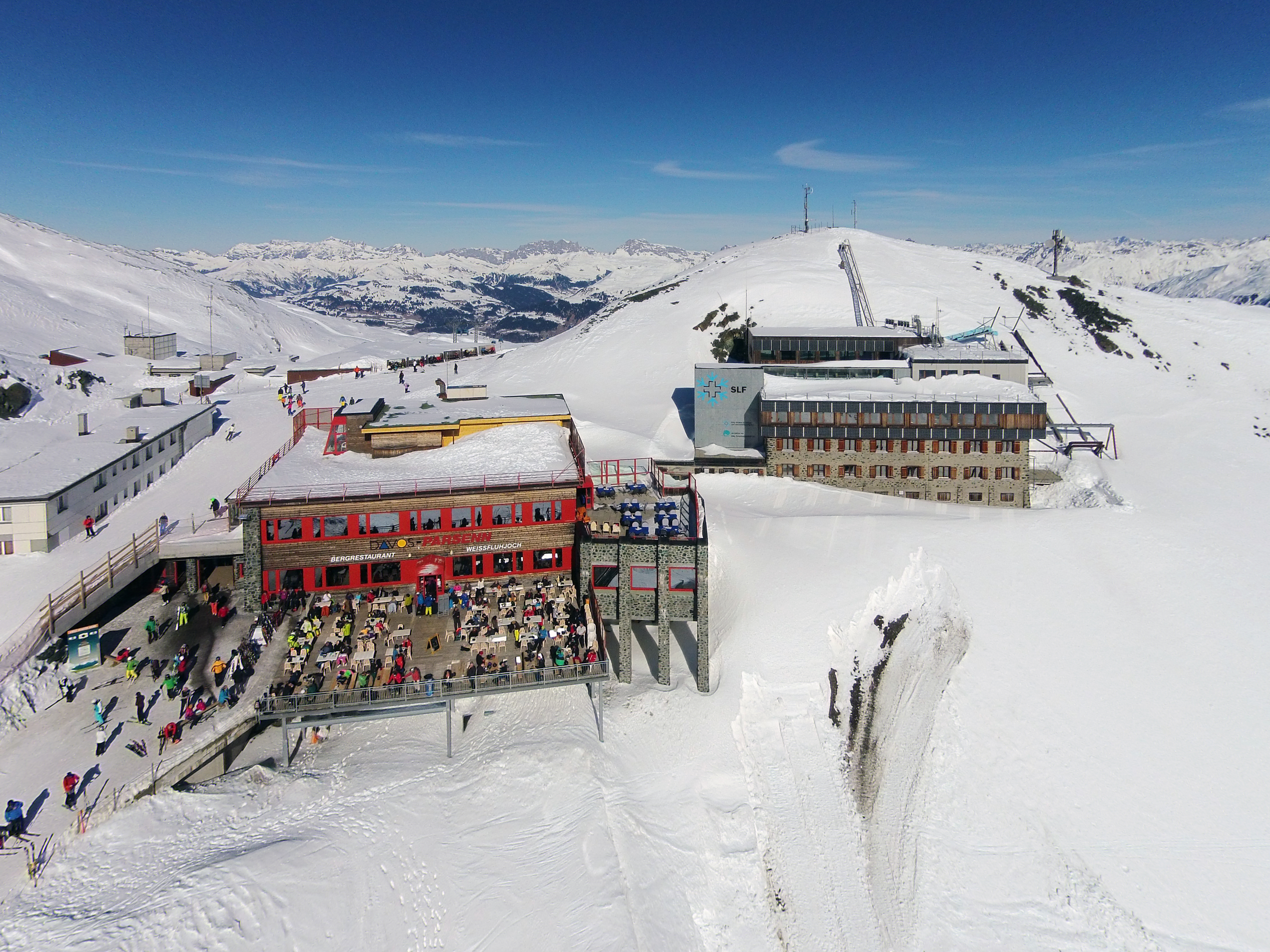 Weissfluhjoch, aerial photography 3