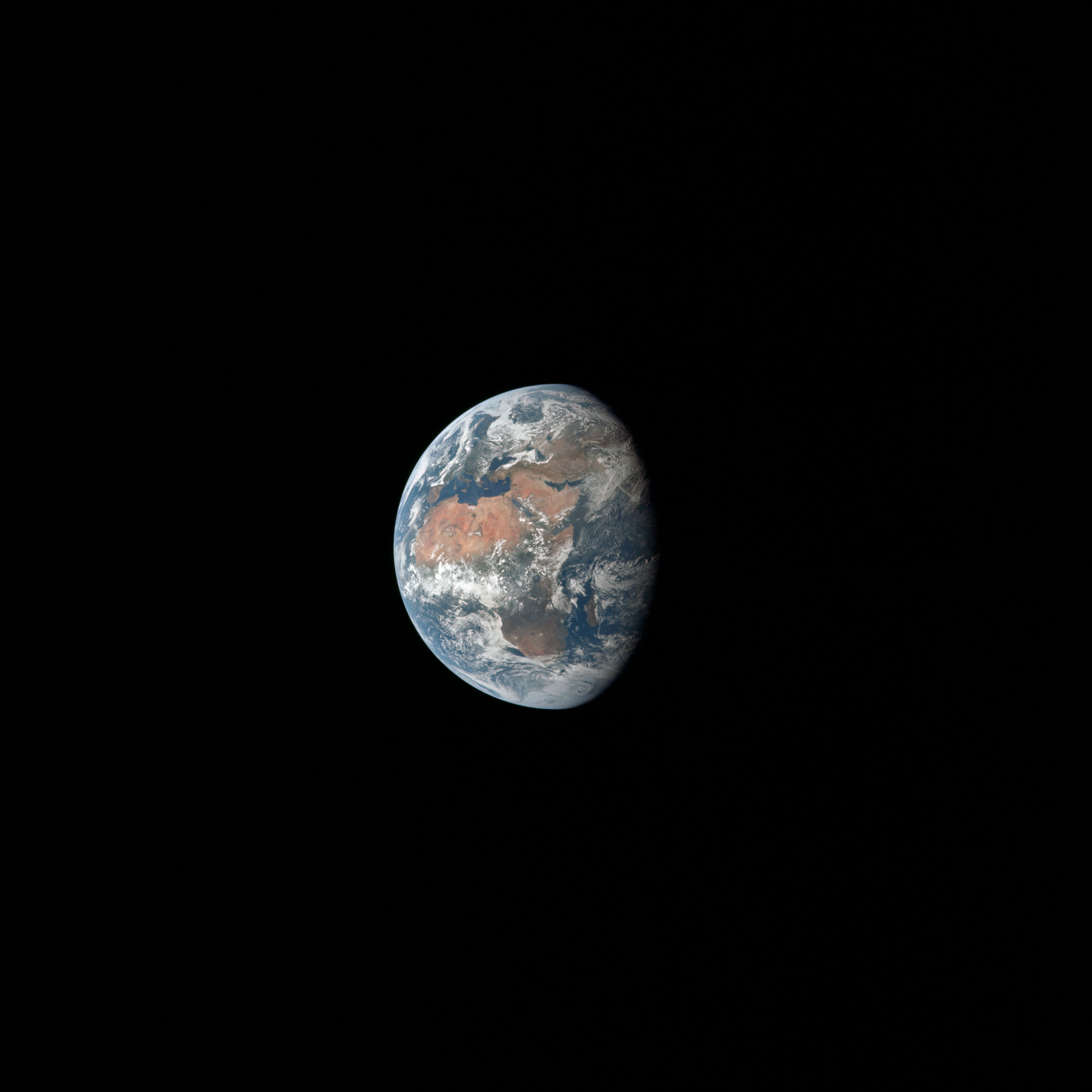 Earth as seen by Apollo 11 astronauts