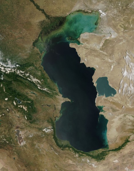 Caspian Sea from orbit-NoRedLines
