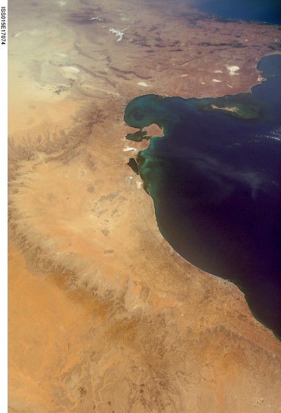 Gulf of Gabes and Tripoli from ISS