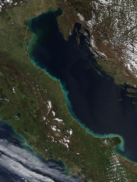 Spring Runoff in the Adriatic Sea