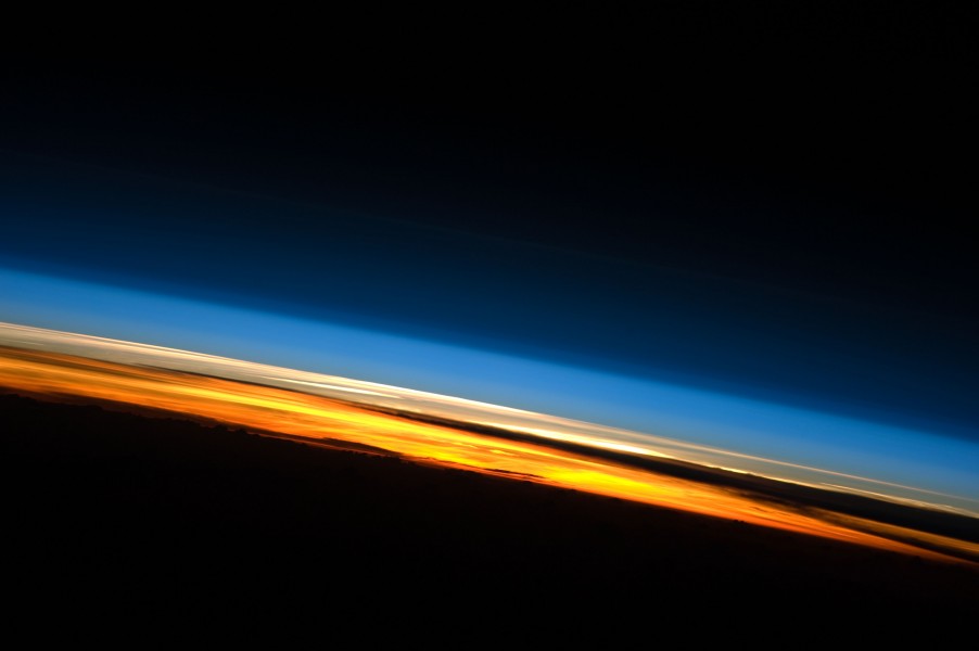 Sunset from the ISS