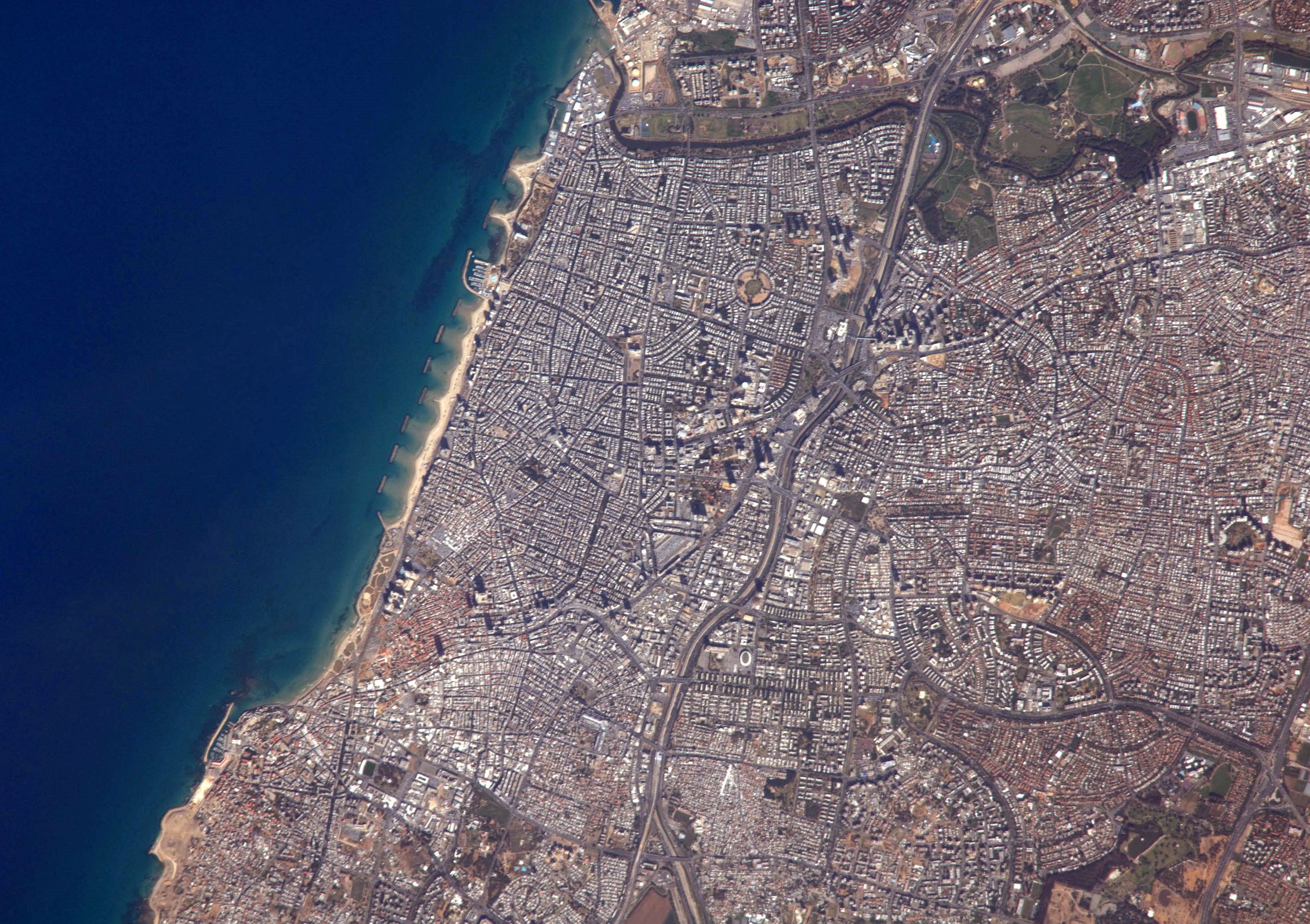 Tel Aviv from space