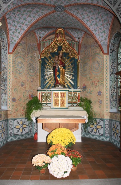Rapperswil - Stadtpfarrkirche St. Johann - Liebfrauenkapelle Altar IMG 0399