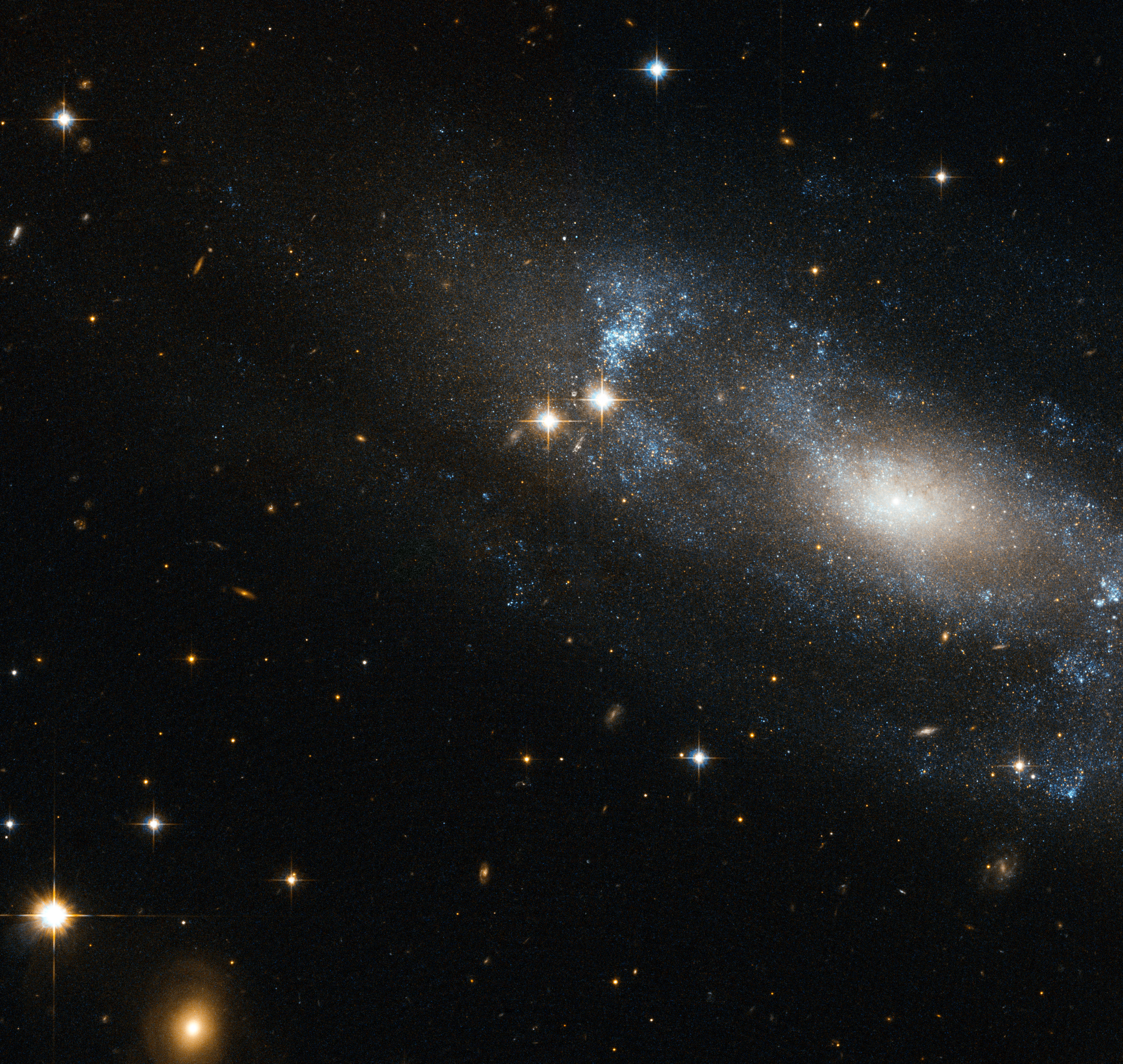 A loose spiral galaxy