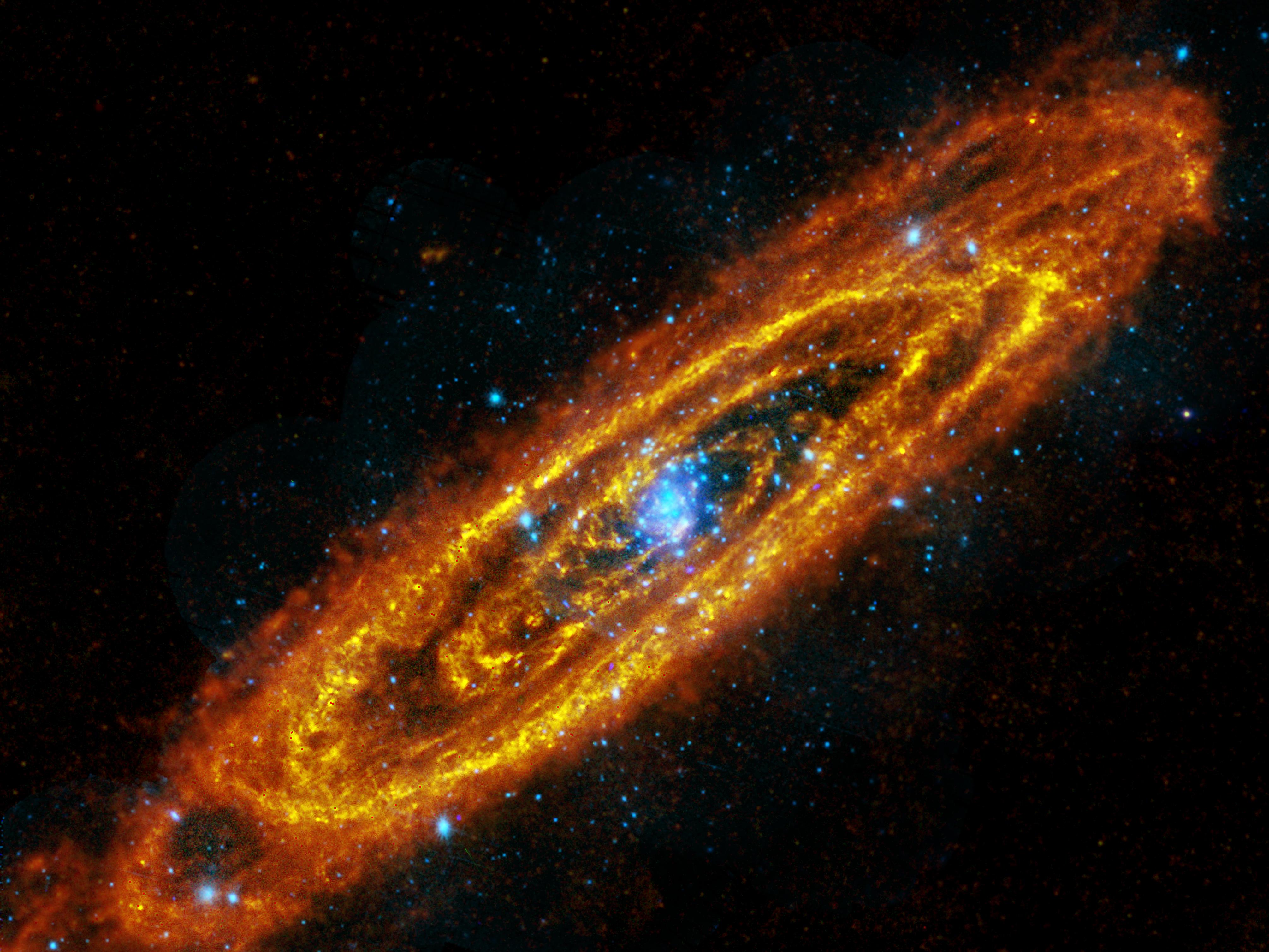 Andromeda spiral galaxy