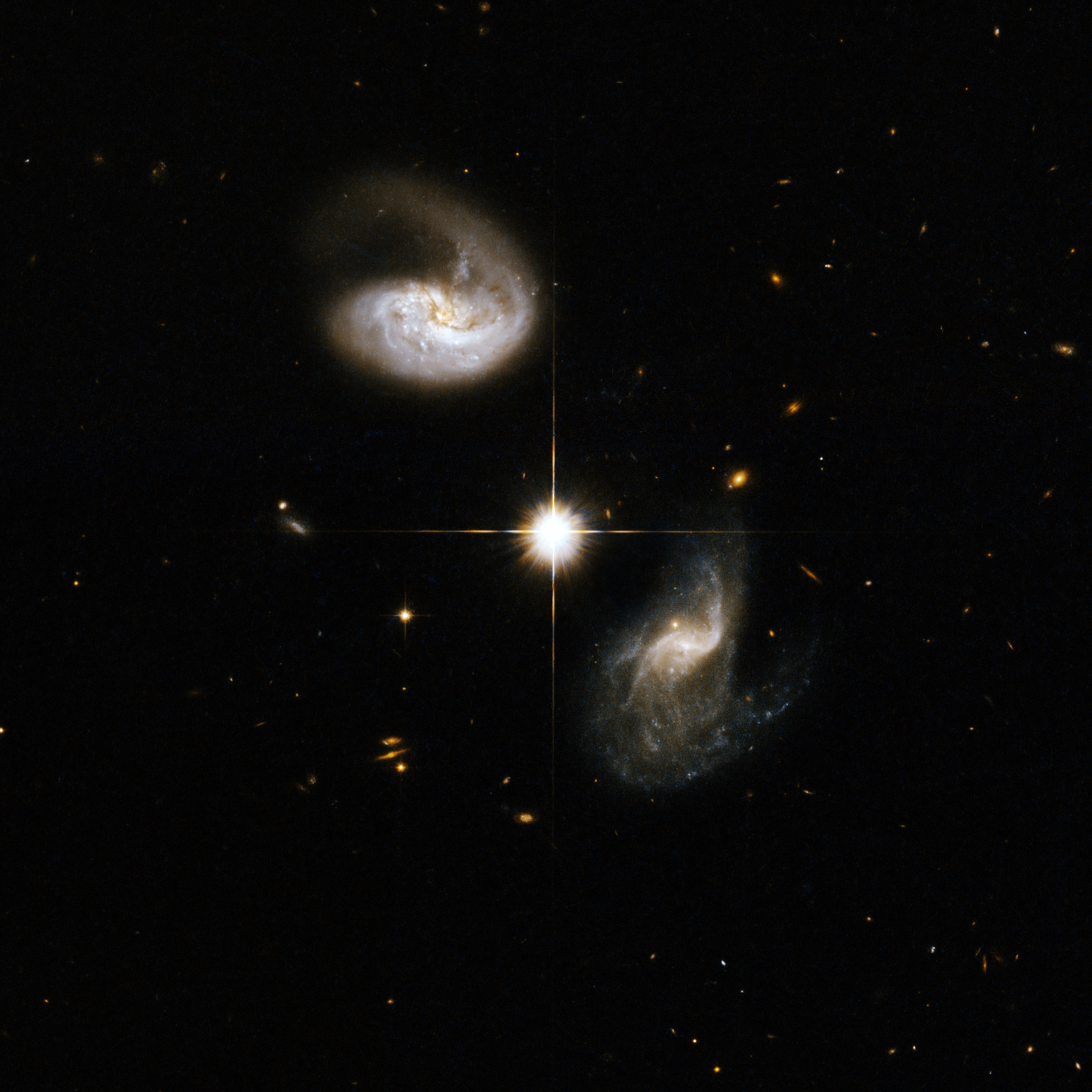 Hubble Interacting Galaxy CGCG 436-030 (2008-04-24)