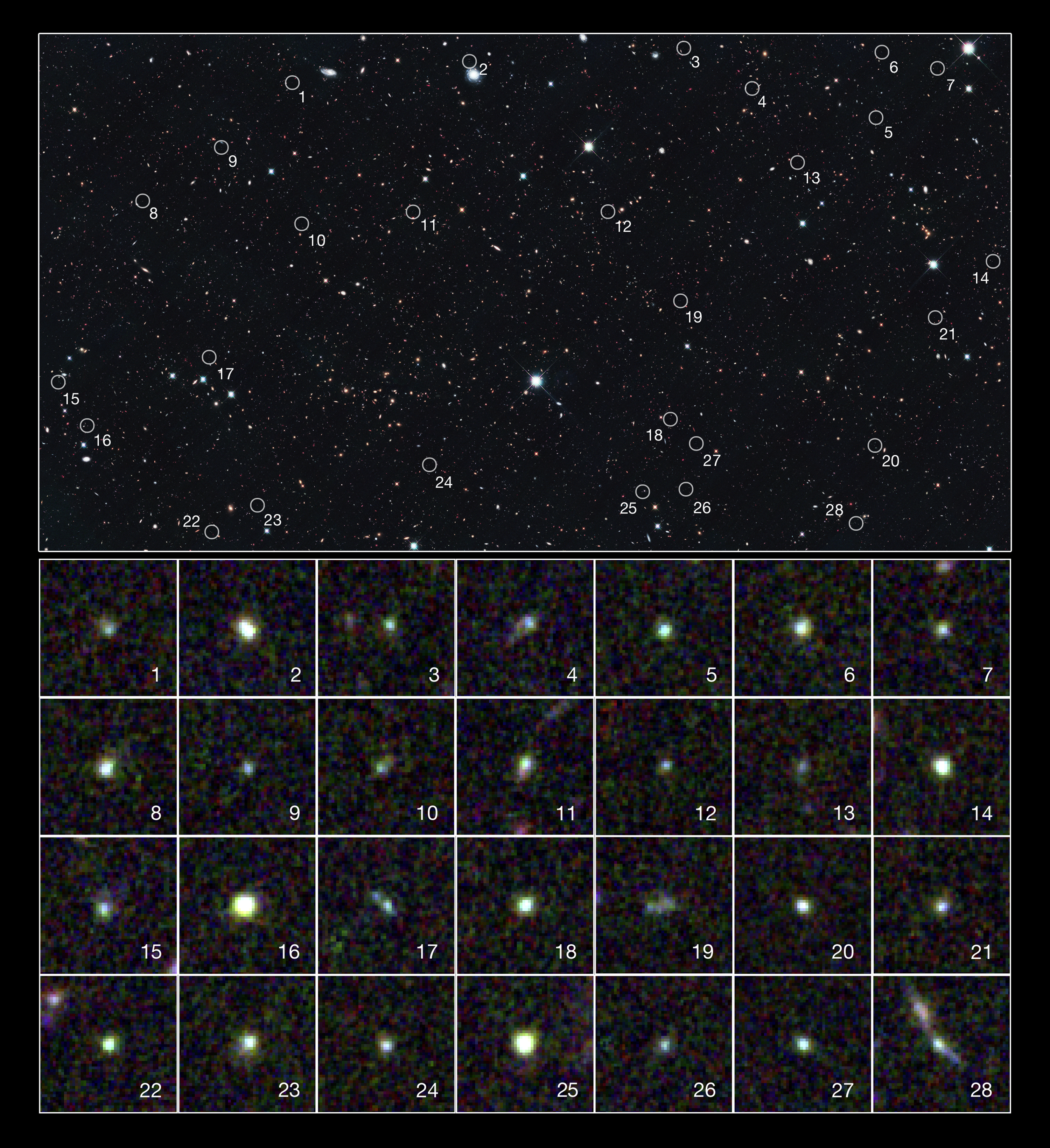 Hubble Spies Tiny Galaxies Aglow with Star Birth