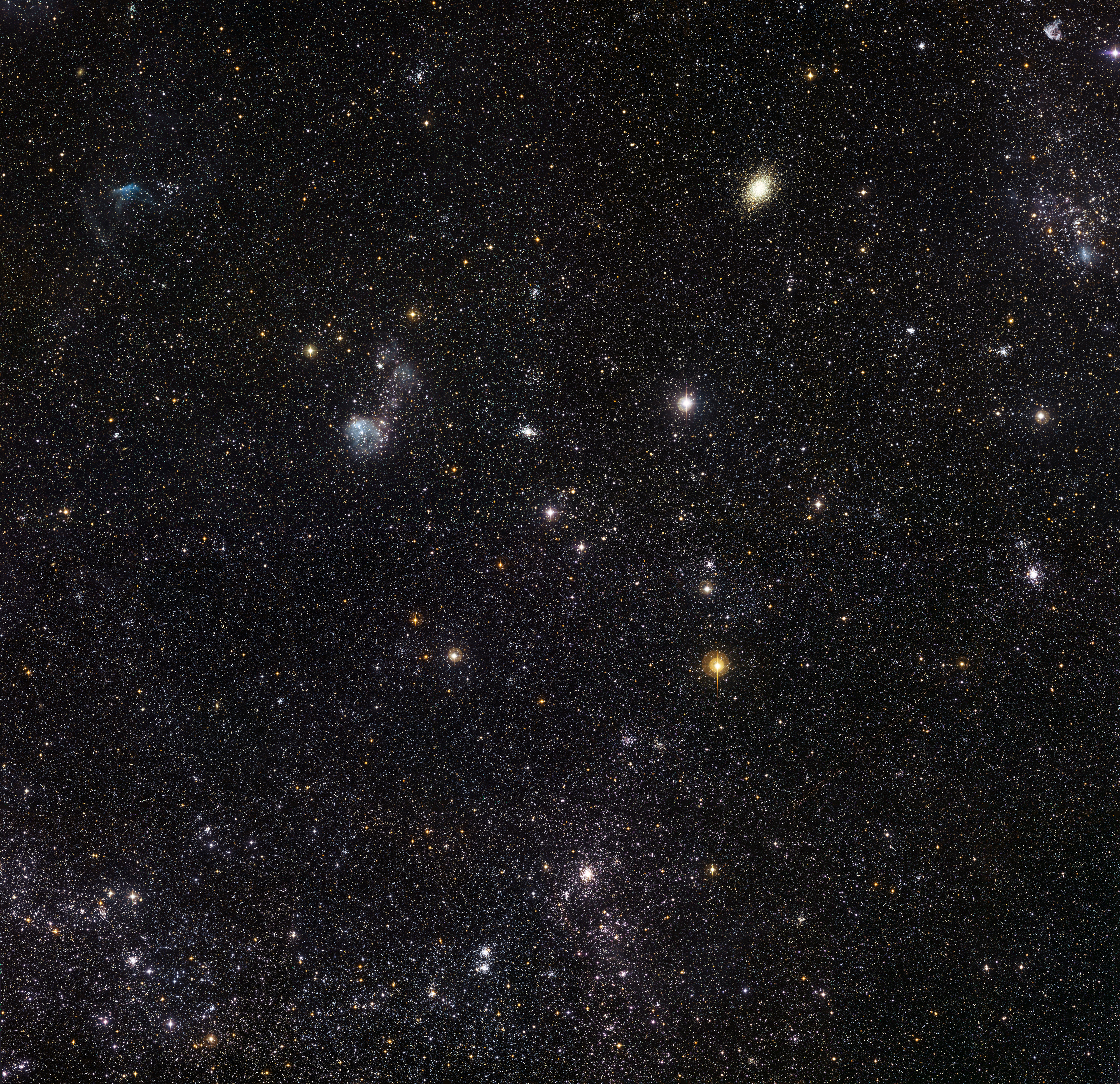 Image from ESO’s La Silla Observatory of part of the Large Magellanic Cloud
