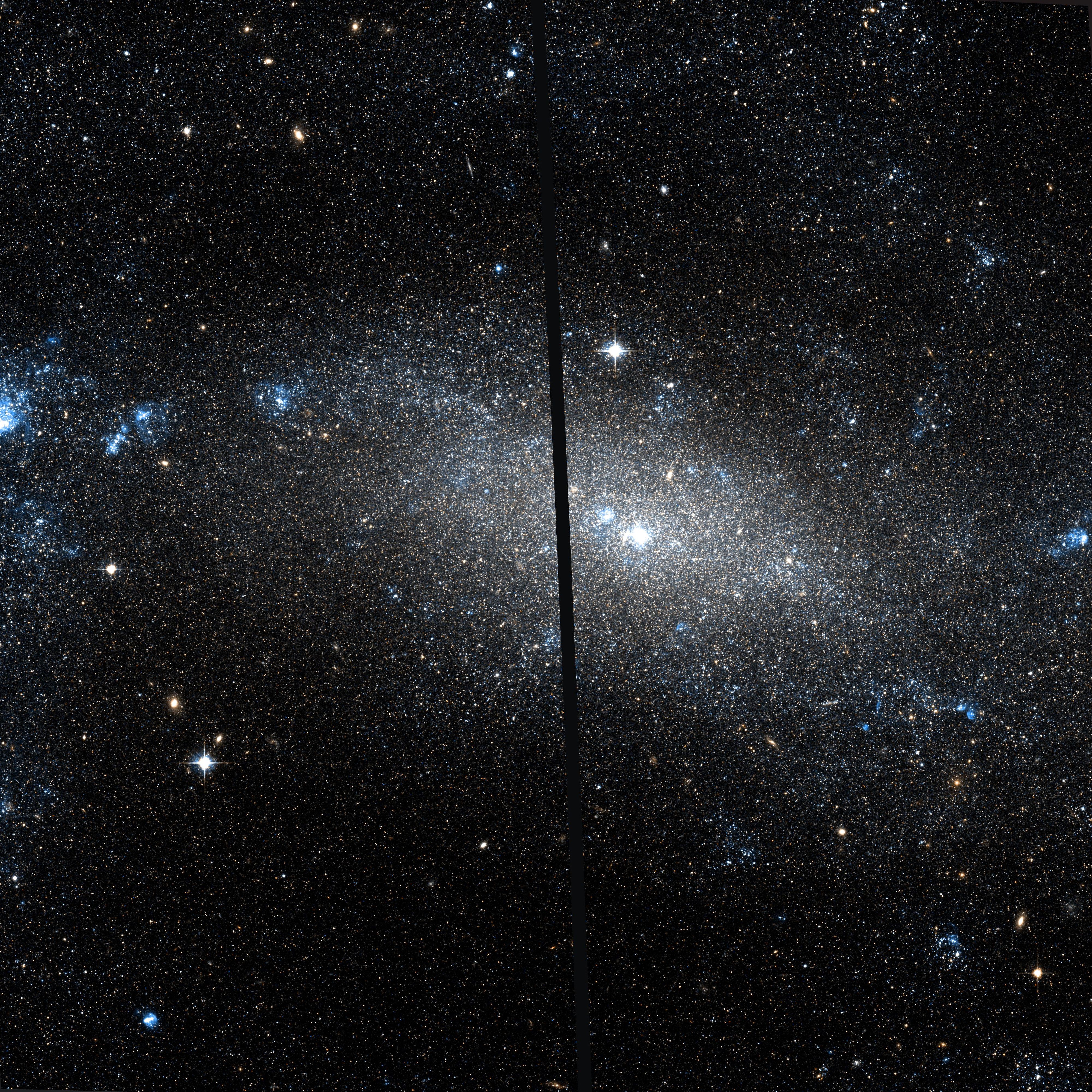 NGC 4395 Hubble WikiSky