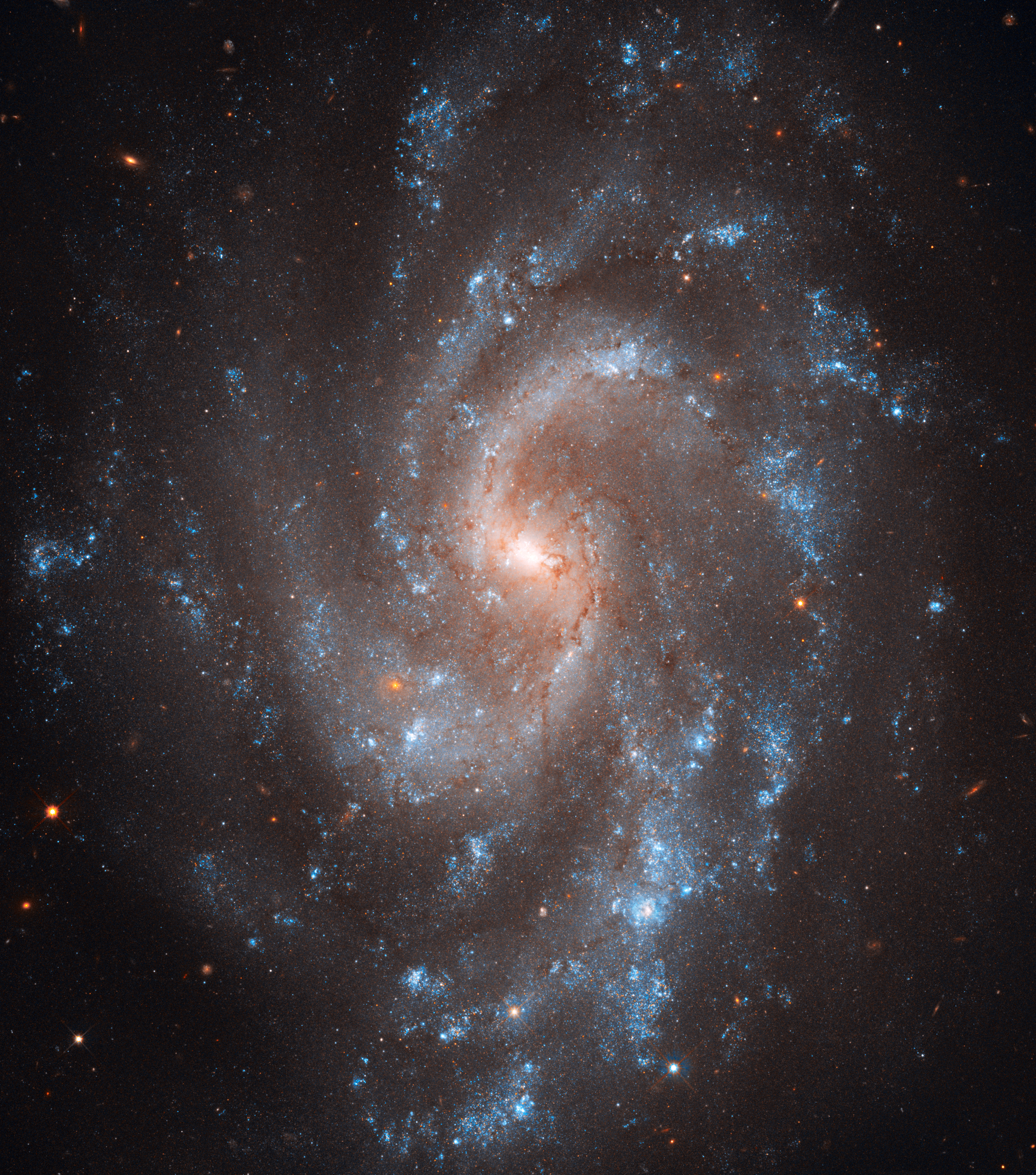 NGC 5584 (captured by the Hubble Space Telescope)