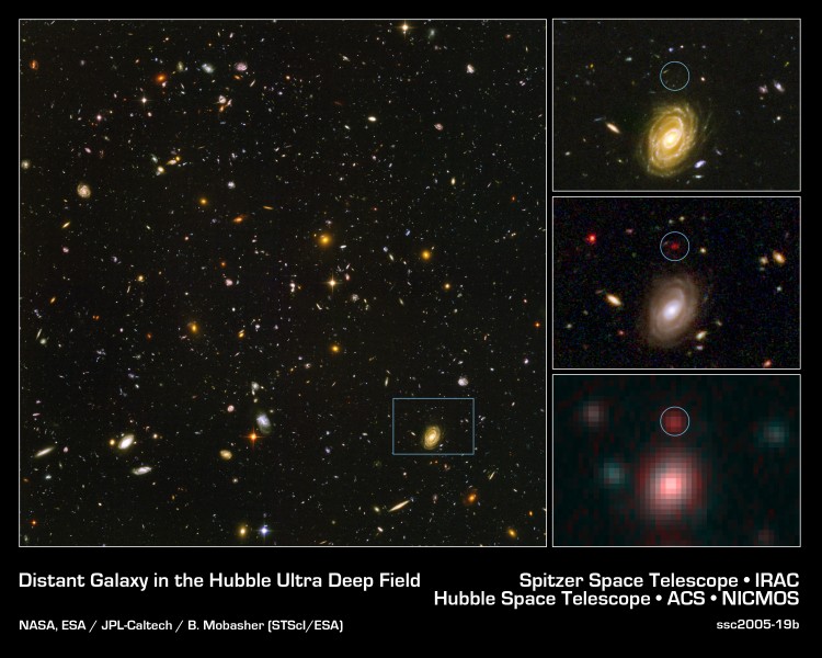 Distant Galaxy in the Hubble Ultra Deep Field
