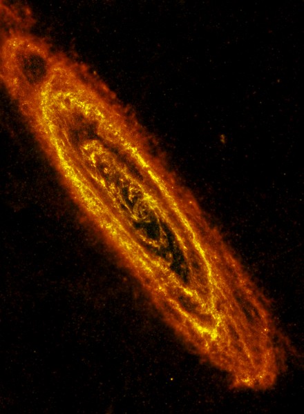 Herschel Image of Andromeda Galaxy
